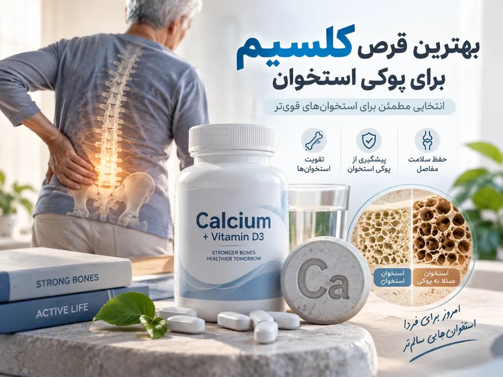 بهترین قرص کلسیم برای پوکی استخوان