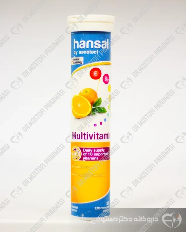 قرص جوشان مولتی ویتامین هانسال