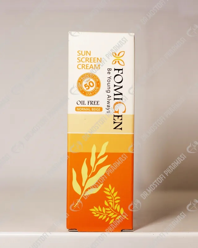 کرم ضد آفتاب فومیژن SPF50 بژ نرمال فاقد چربی