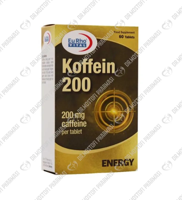 کافئین یوروویتال 200 میلی گرم
