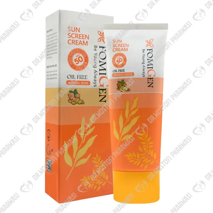 کرم ضد آفتاب فومیژن SPF50 بژ نرمال فاقد چربی
